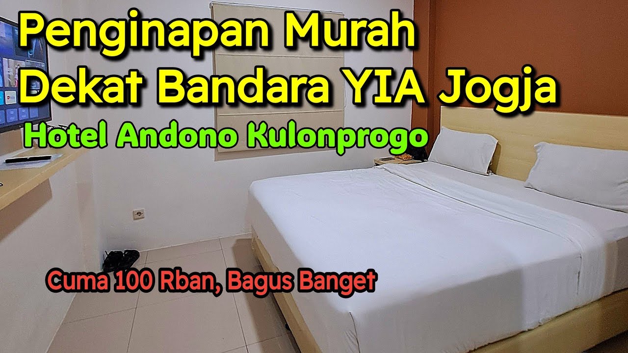 UDAH BAGUS, MURAH LAGI, KEMALAMAN DI BANDARA YIA NGINEP DI SINI AJA.