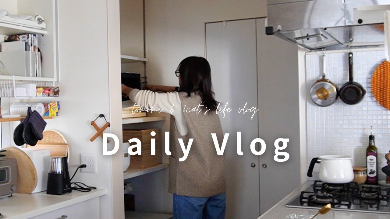 猫と甘いもので心を落ち着ける暮らしのvlog｜高くて買えなかったもの🥲｜混沌とした時代に向けて、買い足したもの