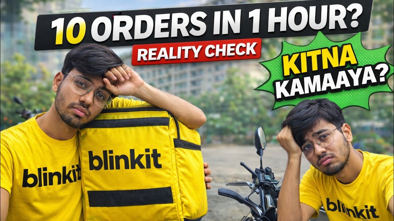 I BECAME A Blinkit Delivery Rider To Check Reality!  #10minutedelivery #blinkitdelivery 