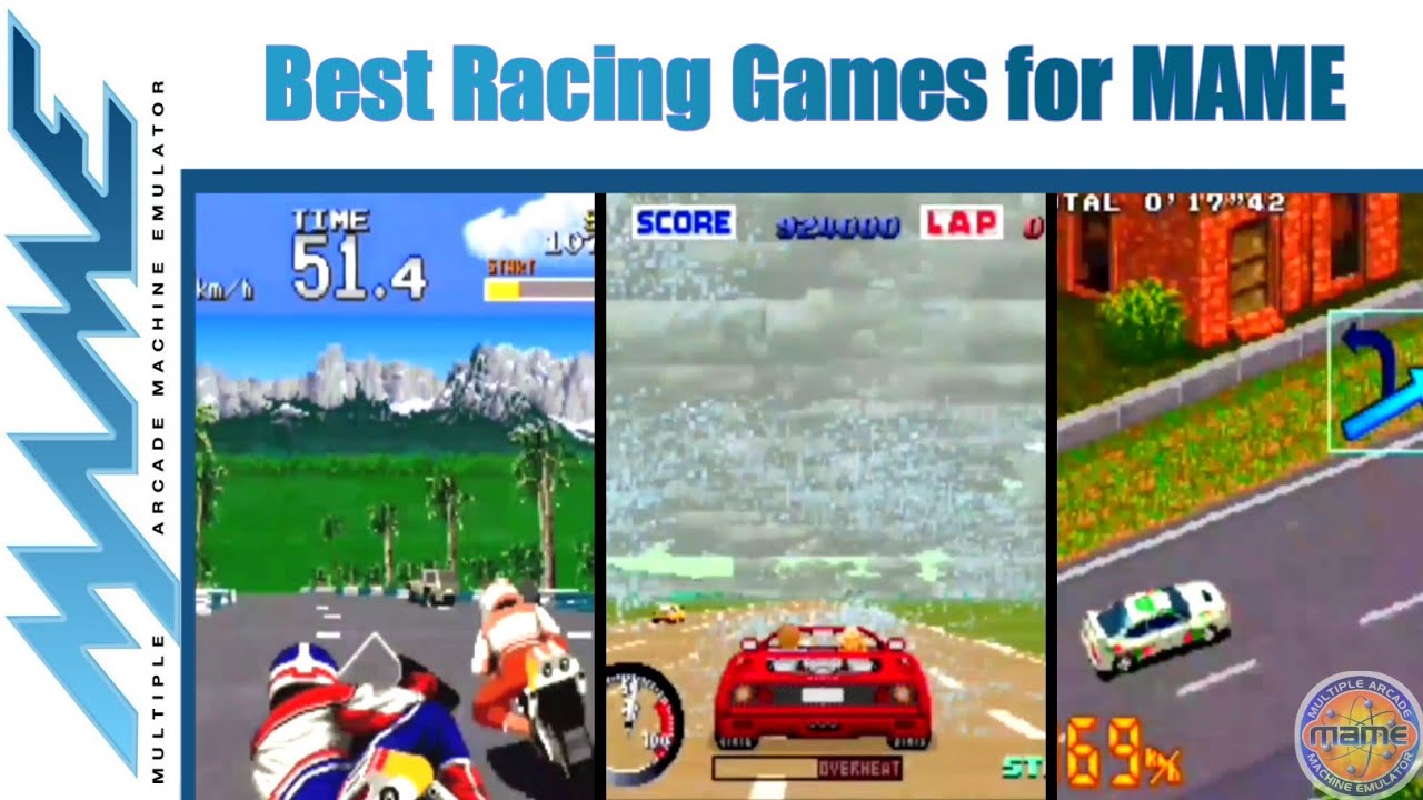 Top 12 Racing Games For Mame || Work On Mame4Droid Emulator
