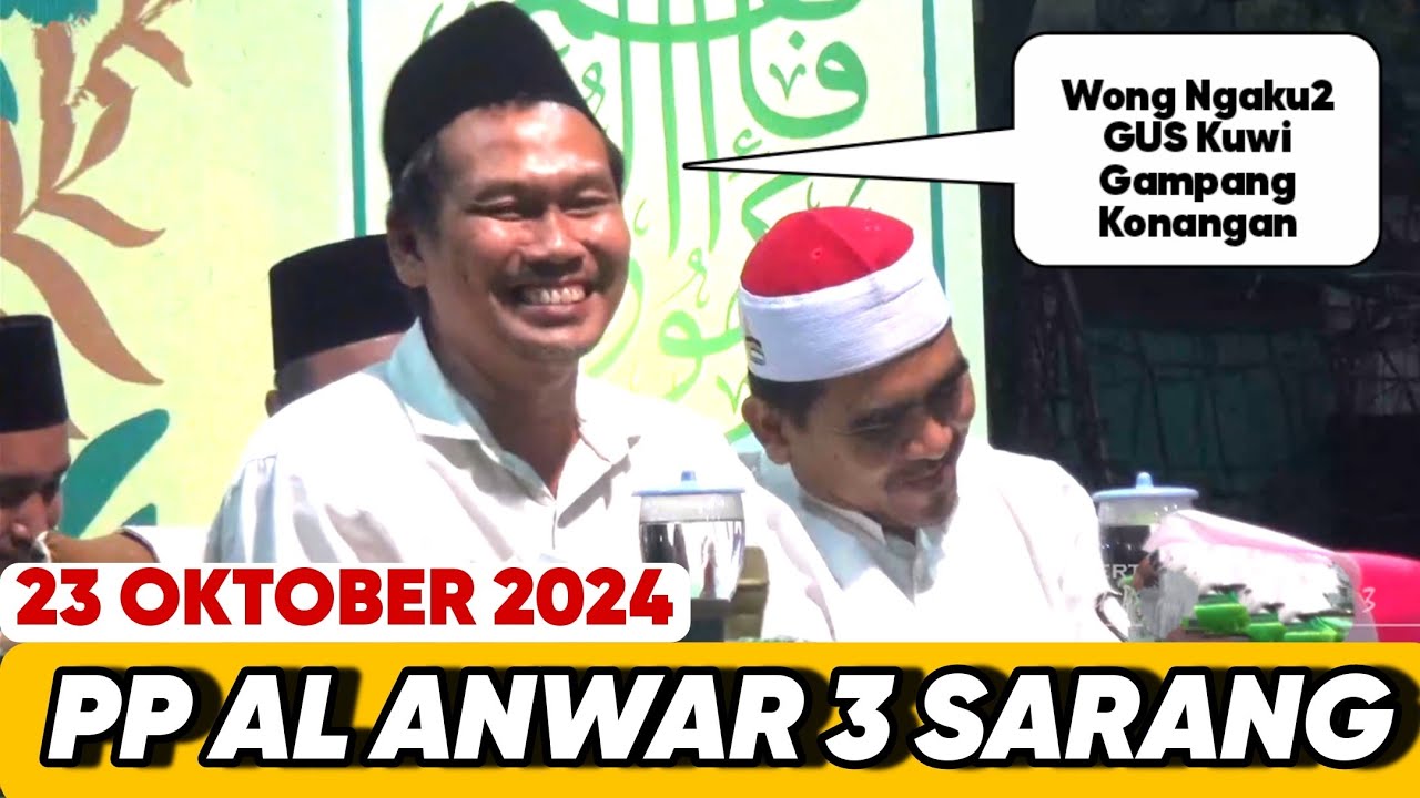 GUS BAHA TERBARU NGAJI BARENG GUS GHOFUR DI PP AL ANWAR 3 SARANG | TAHLIL & DOA KH. ZUBAIR DAHLAN