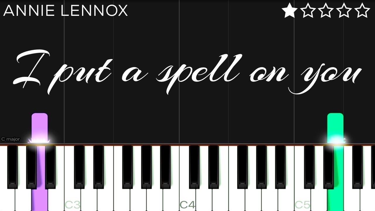 Annie Lennox - I Put A Spell On You | EASY Piano Tutorial