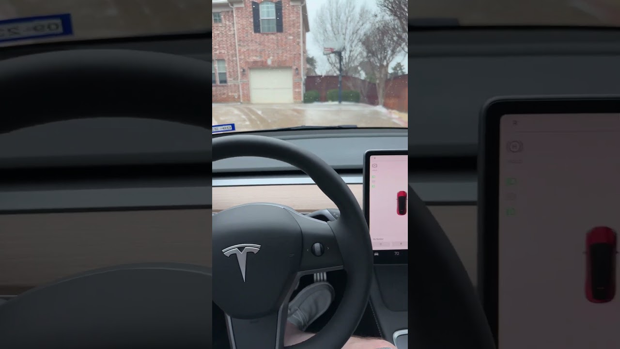Ice in Tesla - off road mode