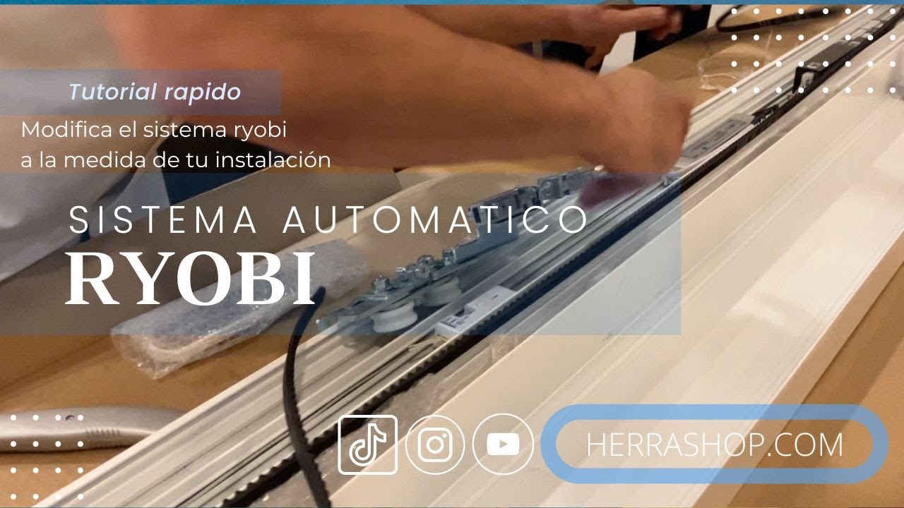 Como instalar un sistema Automatico Ryobi (tutorial) [herrashop]