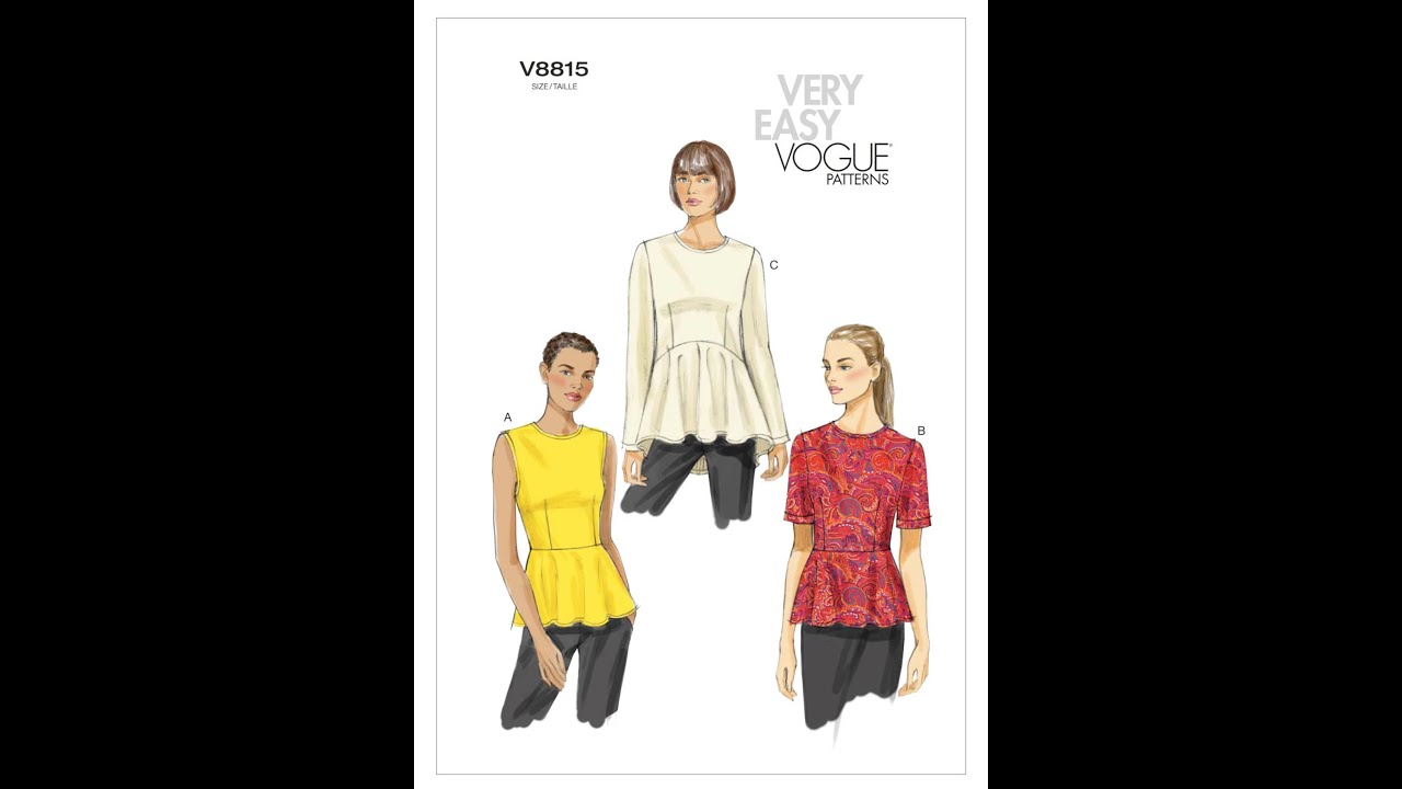 Sewing Project Planning from A to Z (for beginners) & Vogue V8815 pattern review