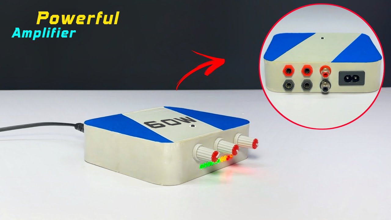 60W Powerful Amplifier ।। How To Make Powerful Stereo Amplifier At Home ।। TPA3110 ।। @DIYActive