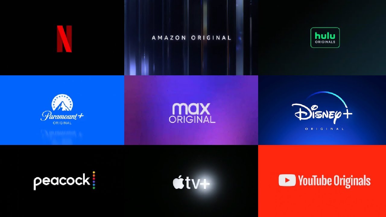 Streaming Service Originals - Logo Compilation (Netflix/Hulu/Amazon/Disney+/Paramount+/Max/etc)