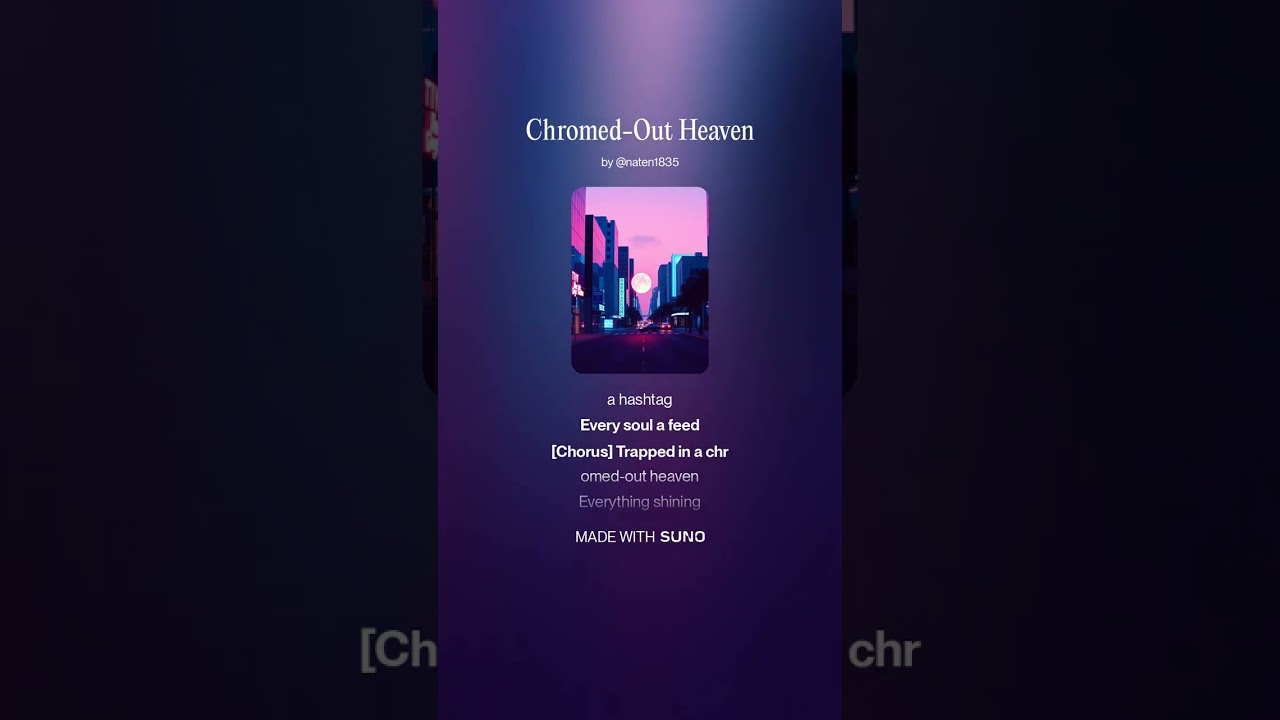 Chromed Out Heaven (AI generated epic synthwave)