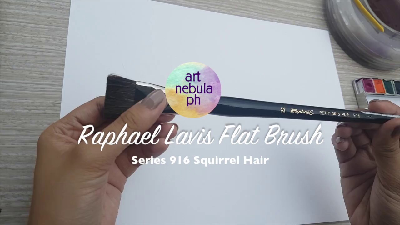 Raphael Series 916 - Lavis Flat Watercolour Brush
