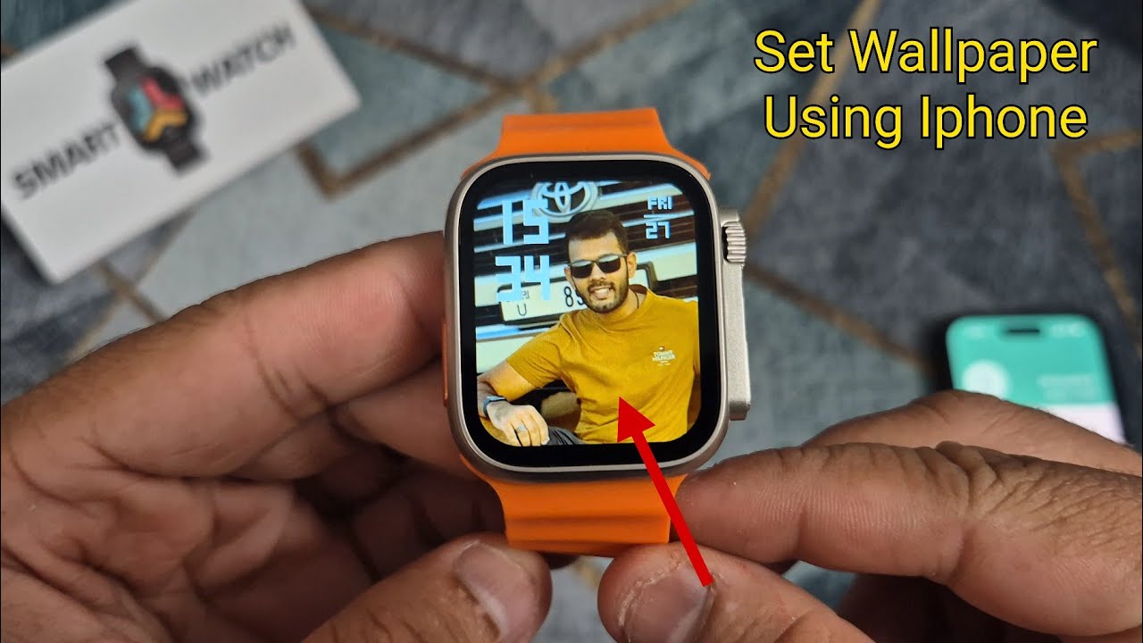 How To Change The Wallpaper On Any Smartwatch Using Iphone (IOS) | Set Wallpaper On Smartwatch
