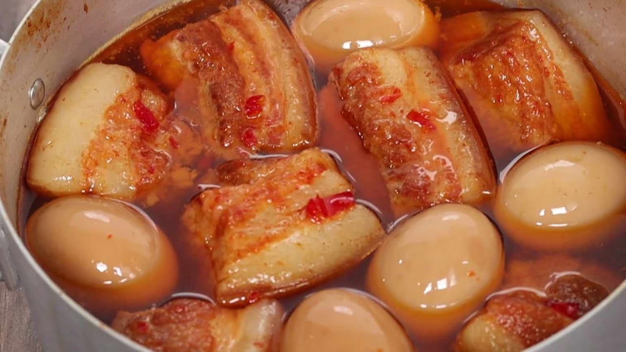 C&aacute;ch nấu Thịt Kho T&agrave;u - Thịt Kho Rệu thơm ngon nhanh mềm