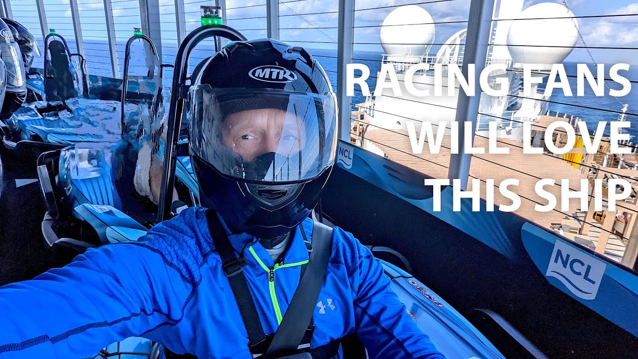 Norwegian Prima Cruise Ship Go-Kart Track: The Biggest Race Track at Sea