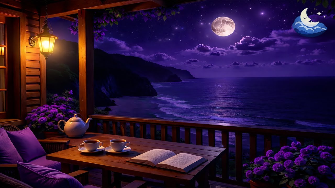 (No Ads) Fall Asleep Instantly • Insomnia Relief Therapy • Soothing Sleep Music With Night Ocean