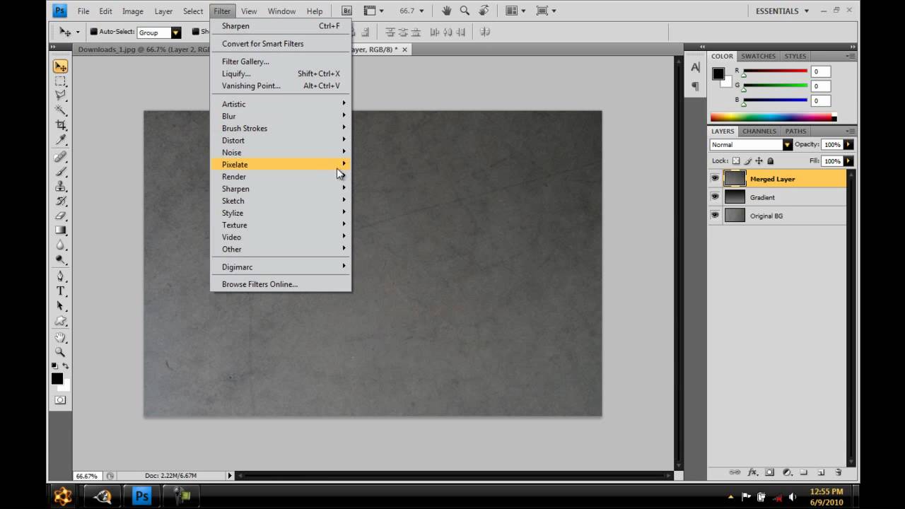 Tutcove: Fixing a flat texture in Photoshop CS4