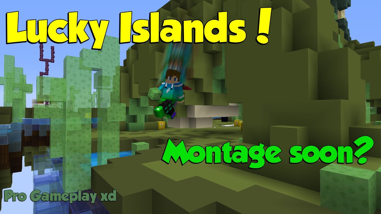 Playing while I tell you about some stuff !| Cubecraft Lucky Islands