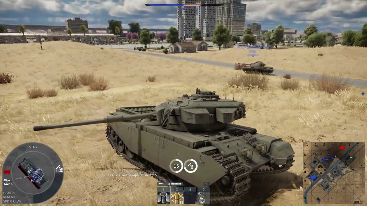playing reaclistic with a friend in War Thunder