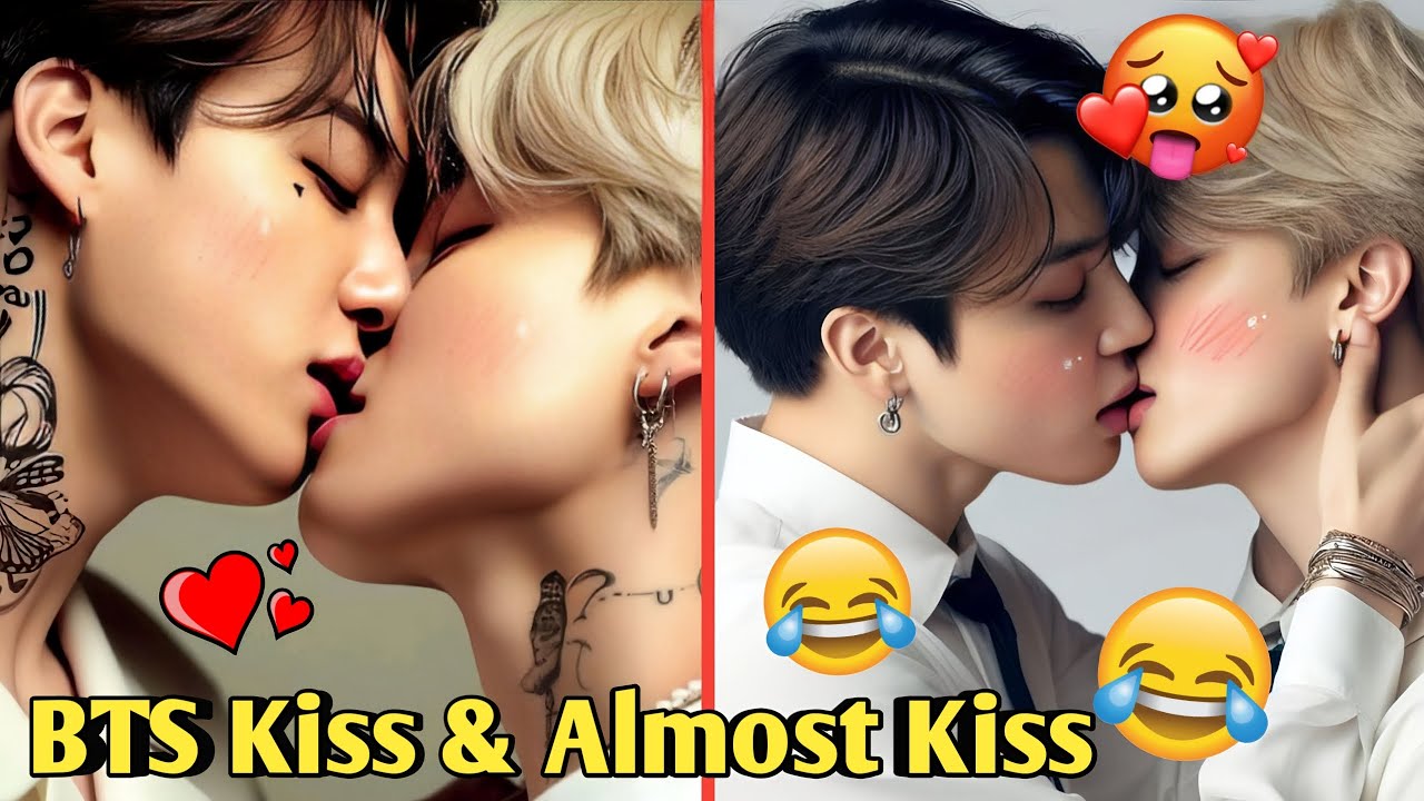 BTS Kiss And Almost Kiss Moments