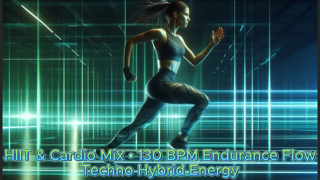 🟢HIIT & Cardio Mix – 130 BPM Endurance Flow | Techno Hybrid Energy