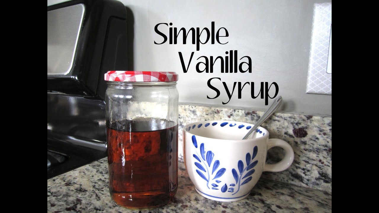How To: Homemade Vanilla Syrup in 5 Minutes!