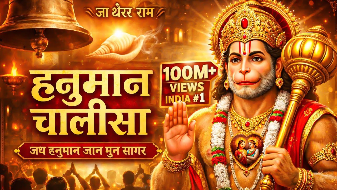 Hanuman Chalisa Full | Jai Hanuman Gyan Gun Sagar| Powerful Devotional Bhajan | Daily Morning Prayer