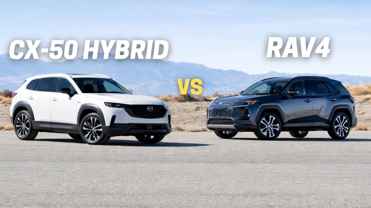2026 Toyota RAV4 Vs. 2026 Mazda CX-50 Hybrid
