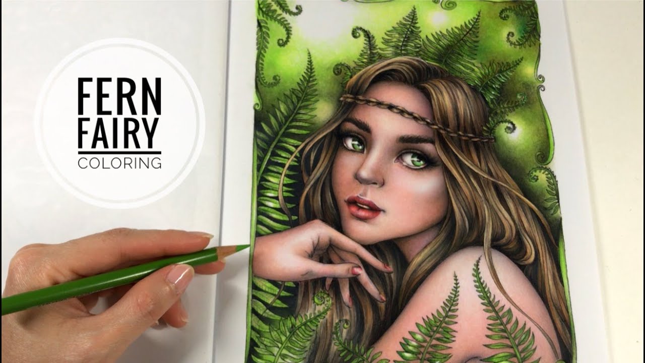 FERN FAIRY - Skin, Facial Features, Hair & Background Coloring