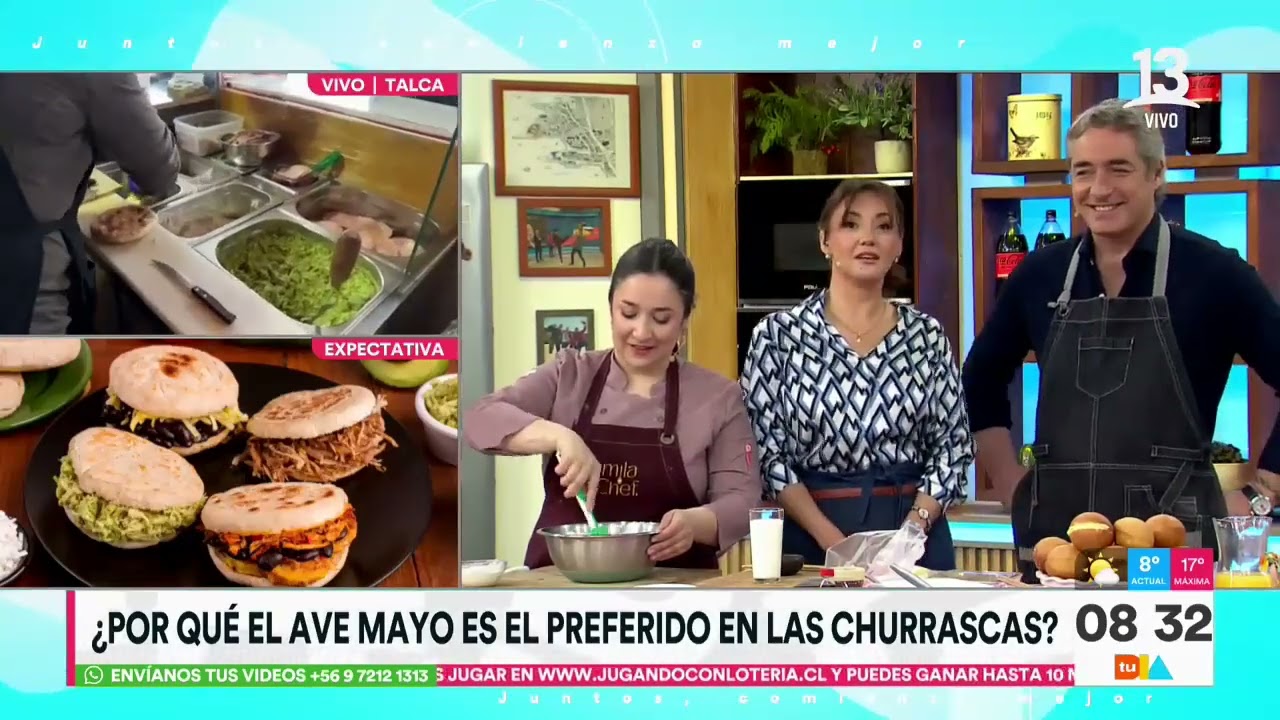 Camila chef enseña la preparación de una churrasca | Tu Día | Canal 13