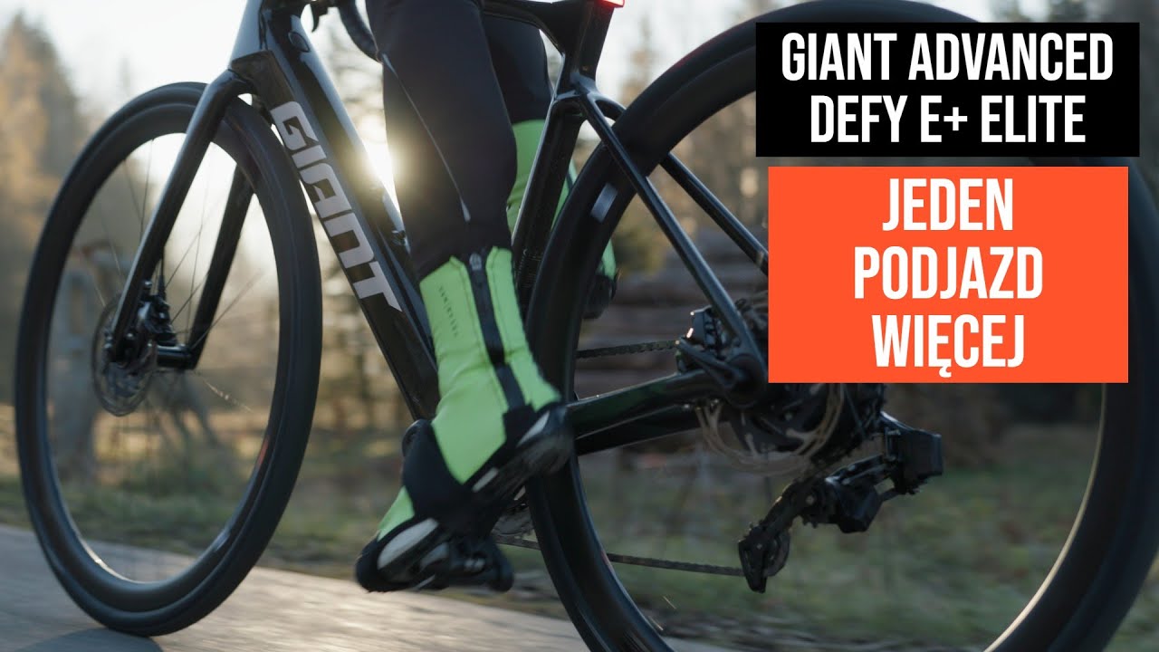 Giant Defy E+ Elite- jeden podjazd więcej..