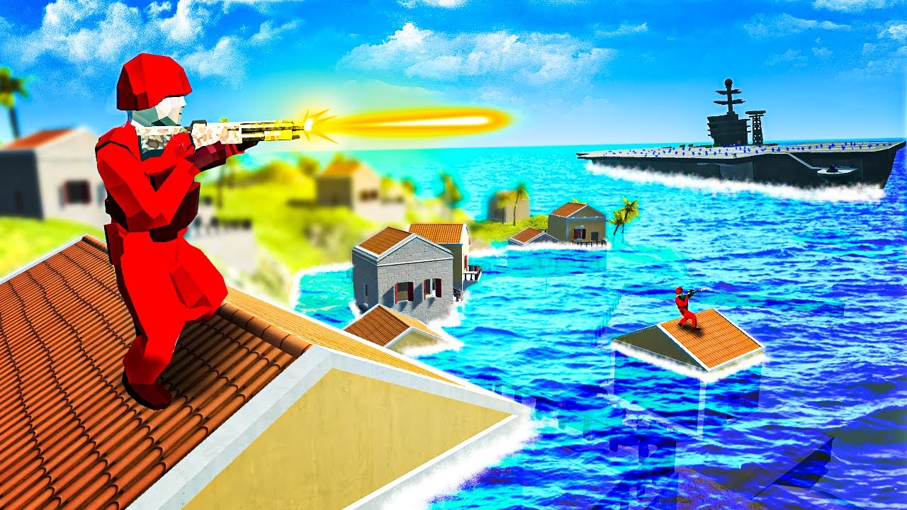 Ravenfield but the WATER is RISING! Epic Ravenfield Disaster Mod