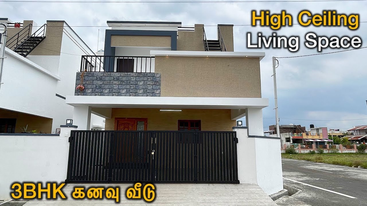 இப்படி ஒ௫ வீட்ட பார்த்தா யா௫க்குதான் பிடிக்காது🔥 High Ceiling Living Space | Epi-1032
