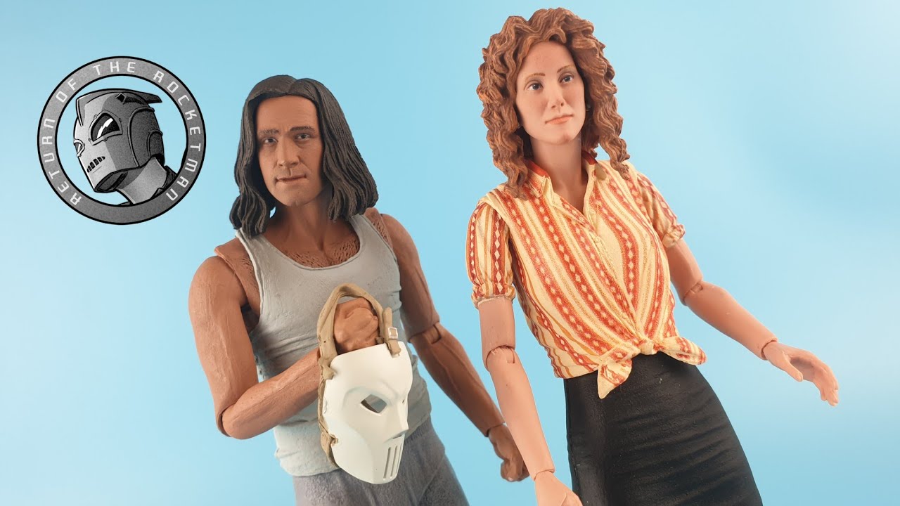 neca tmnt movie April O'Neil Casey Jones the farmhouse action figure 2 pack inhand unboxing review