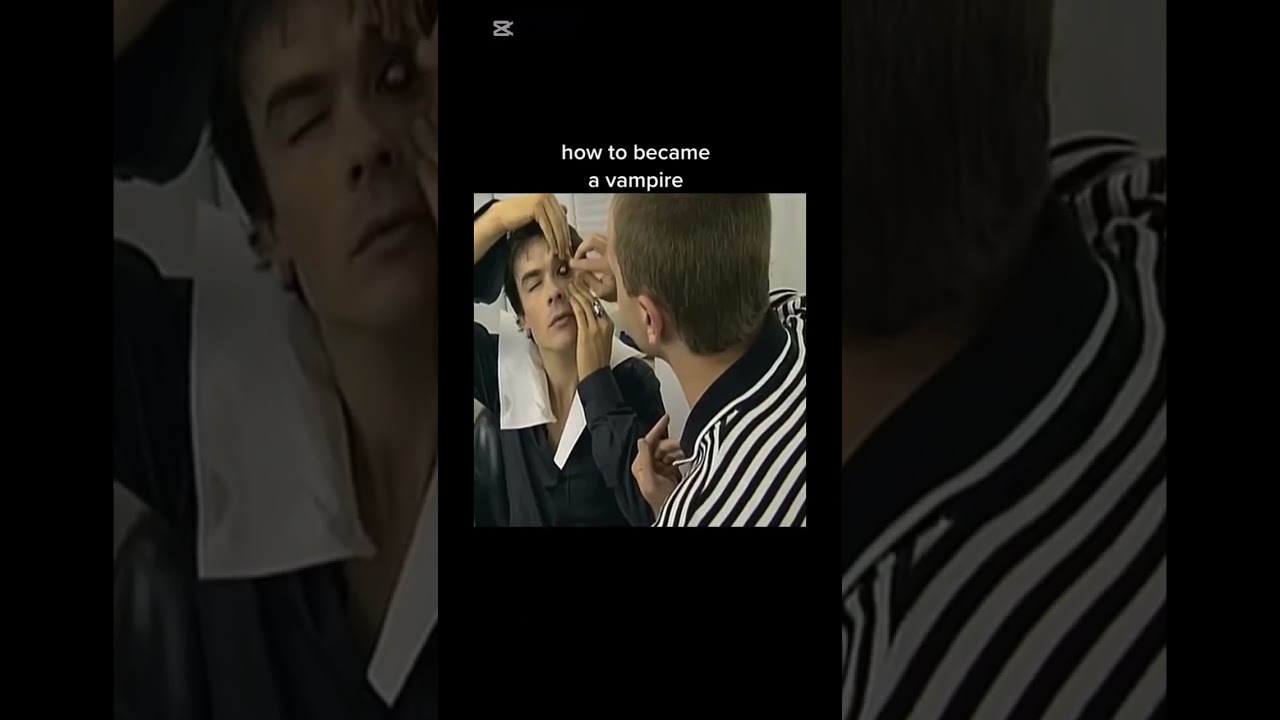 How to become vampire😂 #thevampirediares