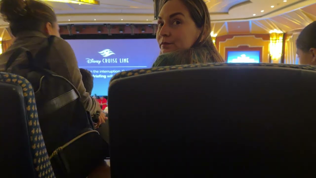 Disney Dream Safety Drill Part 1