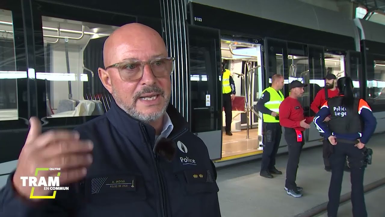 Tram en commun saison 7 épisode 6 : La police s'entraîne dans le tram