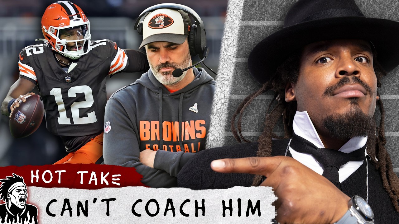 Cam Newton EXPOSES What Kevin Stefanski is Doing to Shedeur Sanders