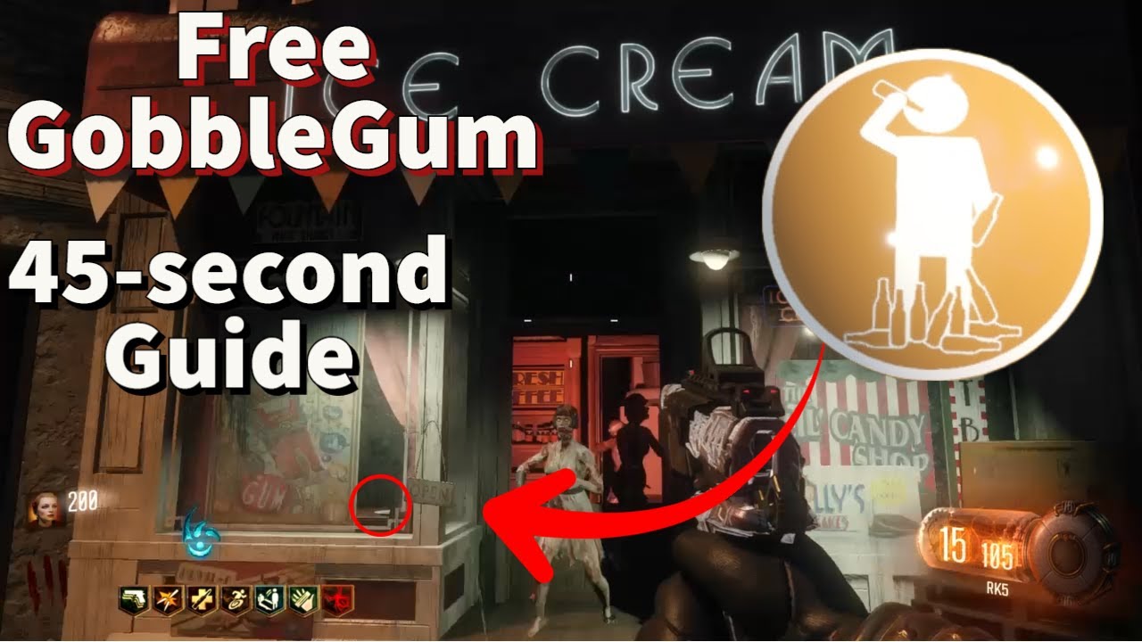 FREE GobbleGum | Shadows of Evil | 45-second Guide | Black Ops 3 Zombies