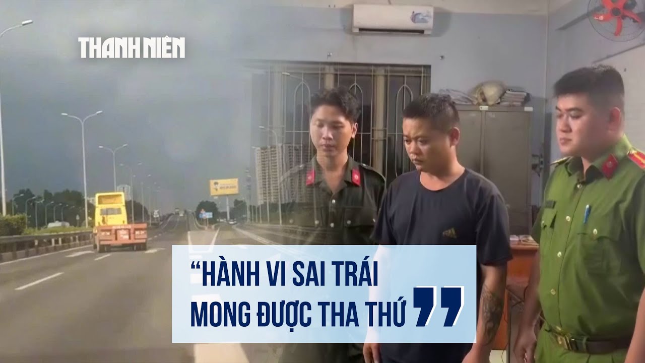 Bắt giữ tài xế lái xe container đánh võng trên cao tốc