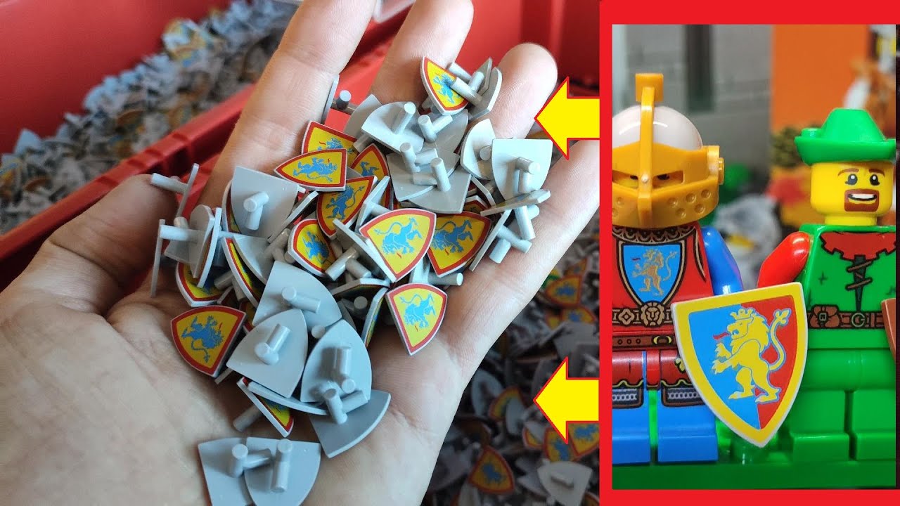 LEGO Minifiguren 🦁🦅⚔️günstig im LEGOLAND kaufen! Shop Überblick Massig Ritter Figuren, großartig!