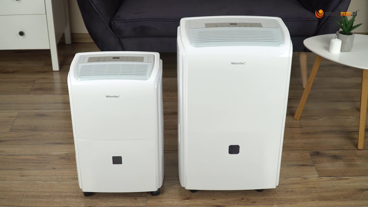 Funkcje domowych osuszaczy powietrza Warmtec ODT-35 i ODT-50 z Wi-Fi