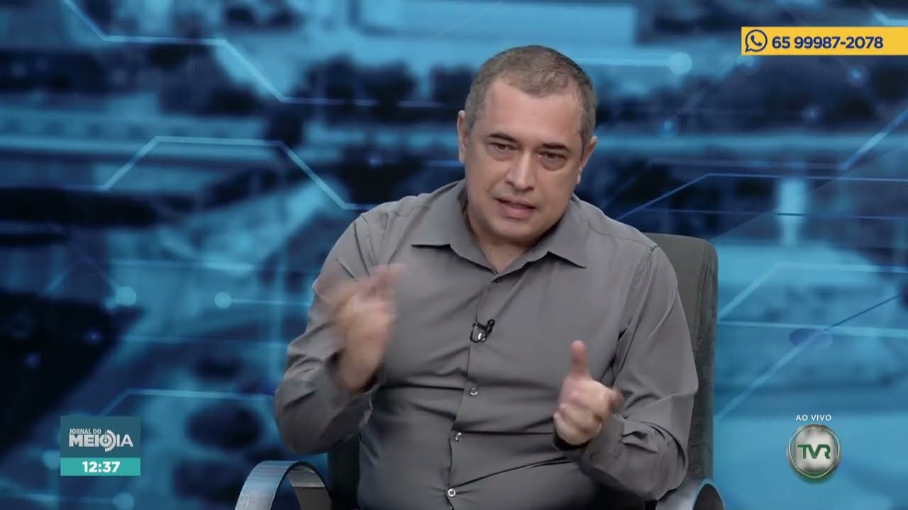Entrevista com o secrretário de  Economia de Cuiabá, Marcelo Bussiki