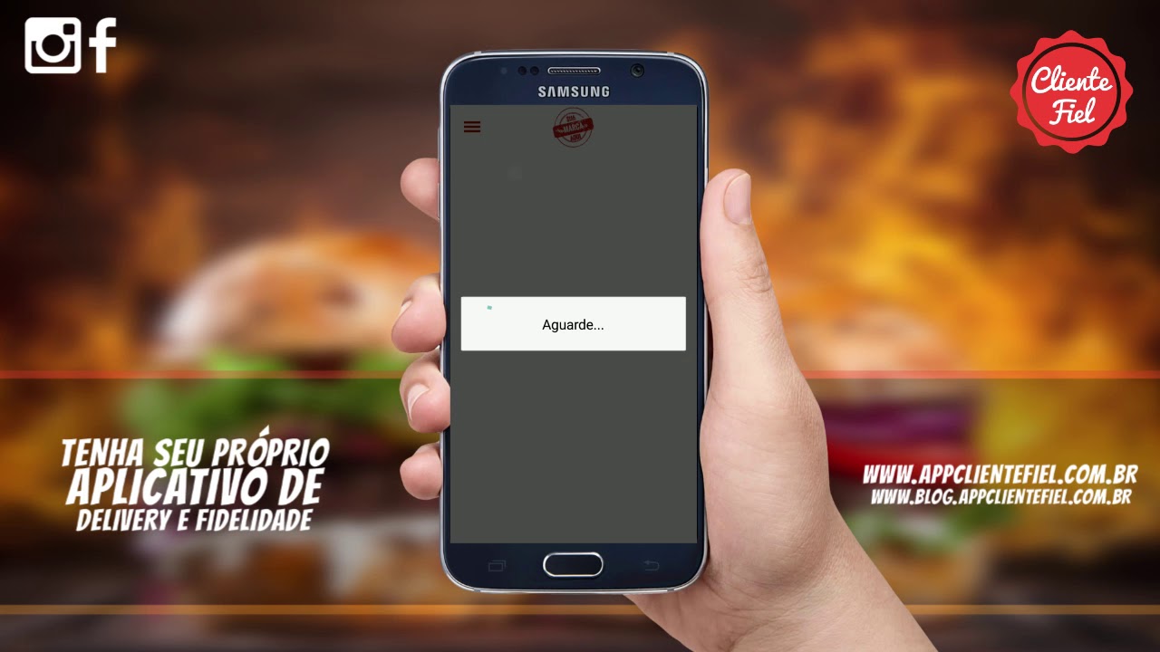 Layouts Aplicativos Cliente Fiel Delivery - Layout 2