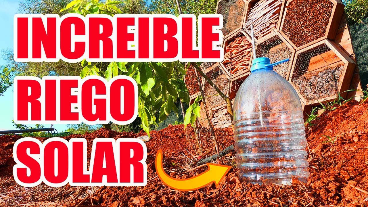 RIEGO SOLAR || Como Hacer el sistema de RIEGO SOLAR Mejorado