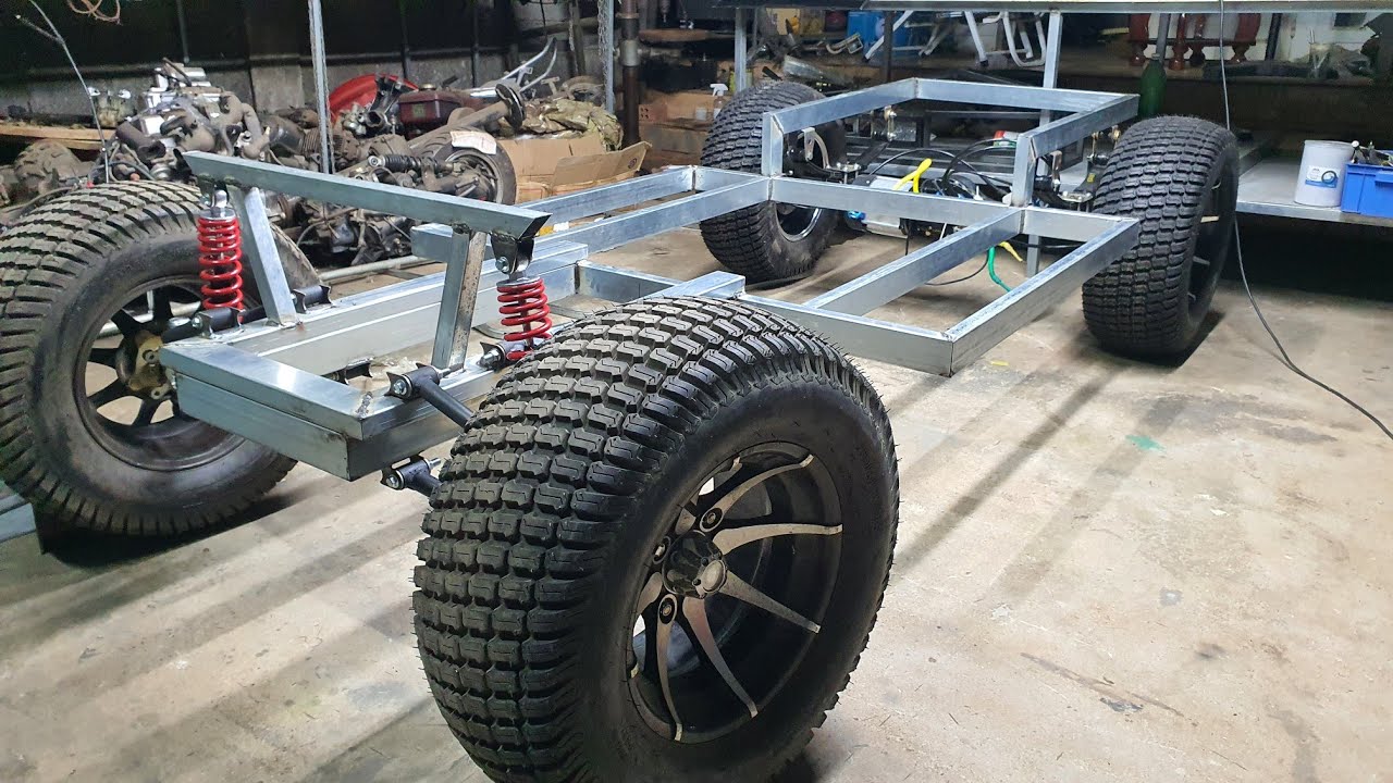 HOW TO MAKE ELECTRIC RUBICON JEEP CAR P1 MAKING CHASSIS