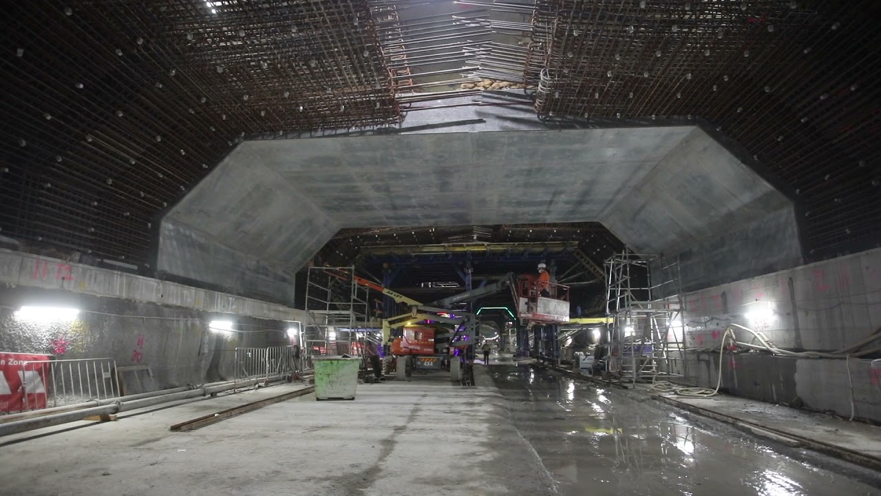 WestConnex M4-M5 Link Tunnels - bridging slab