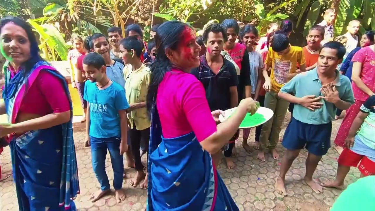 Holi  haeiiii....... 7th March 2023... with Saanidhya Children ...