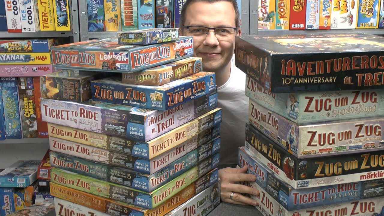 Top Spiele von Jörg Teil 4: Zug um Zug (Days of Wonder / asmodee) - ab 8 Jahre