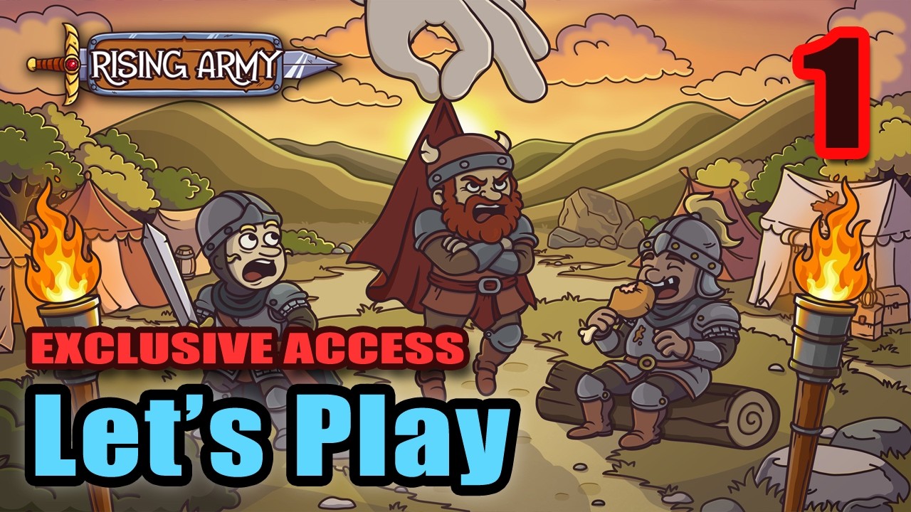 Amazing Squad Based Open World Strategy - Rising Army = Wartales + Gladiator Guild Manager (Release)