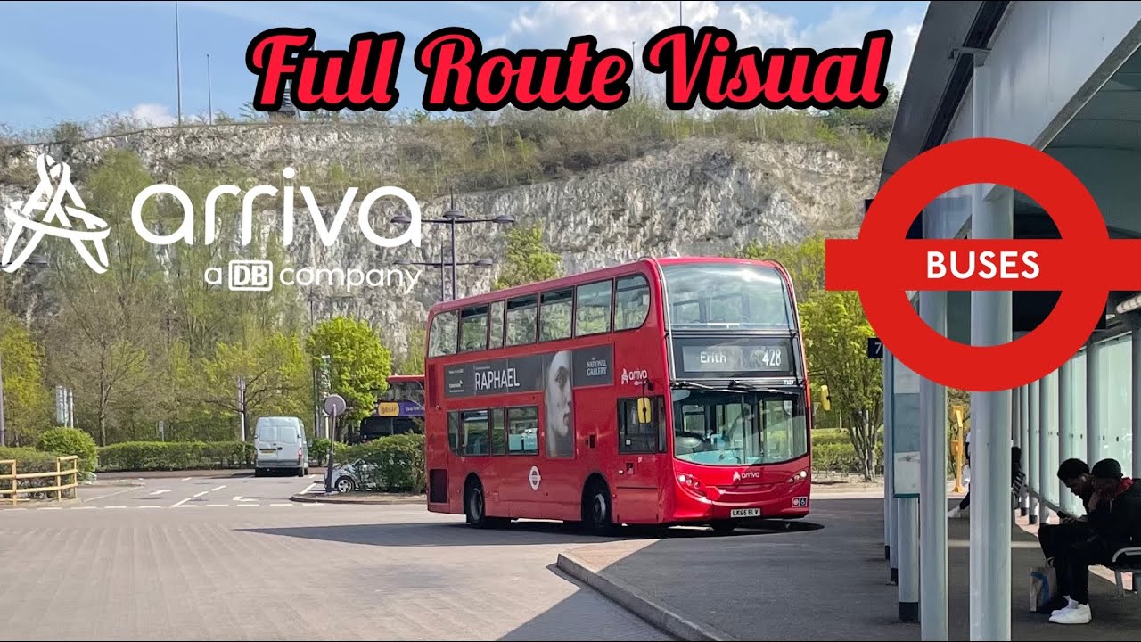 Full Route Visual | Arriva London | Route 428 | [Bluewater-Erith]