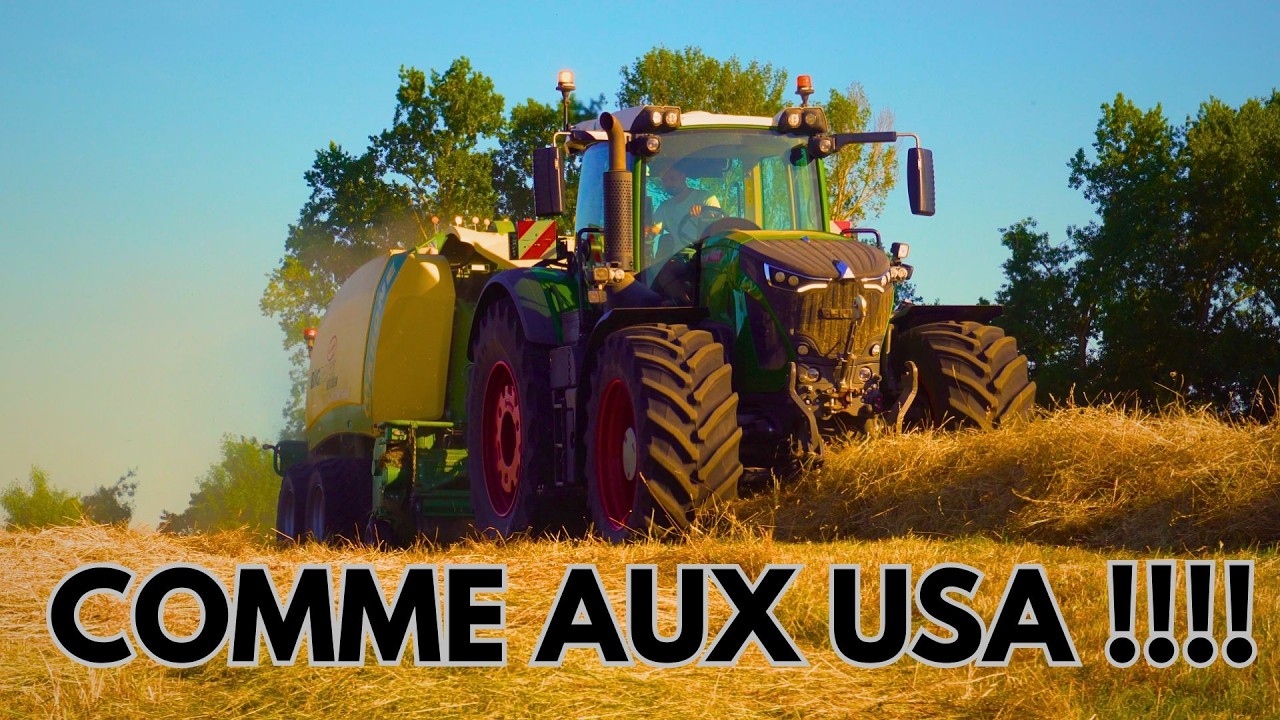 🚜 C'EST L'AM&Eacute;RIQUE AUX FOINS 2025 : FENDT 936 & JOHN DEERE 6R : +700CV ?! 🤤