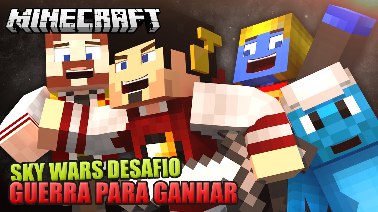 Minecraft: SKY WARS - DESAFIO ÁGUA C/ SAL+KETCHUP ‹ AMENIC ›